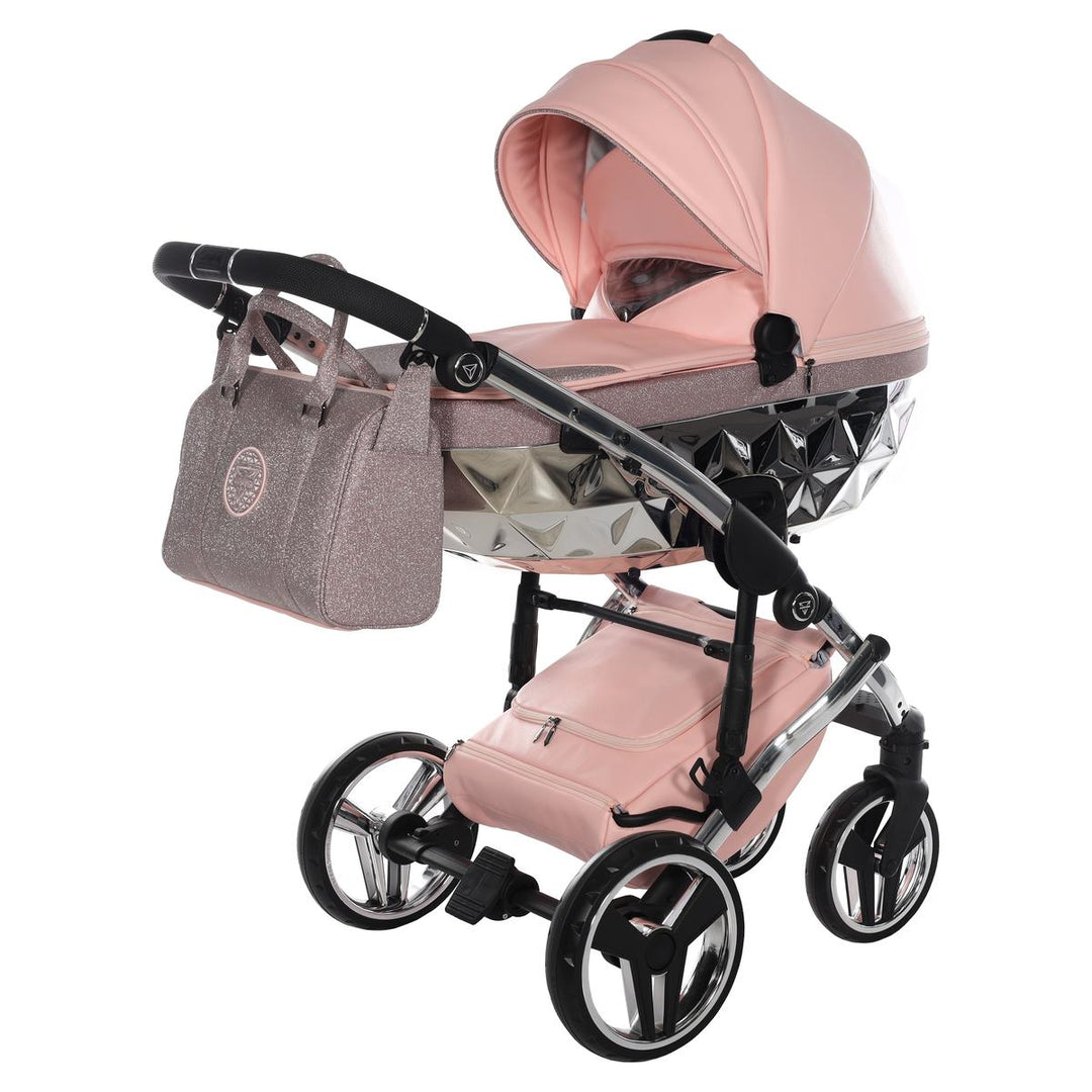 Junama Handcraft Glitter 3 in 1 Travel System, Pink