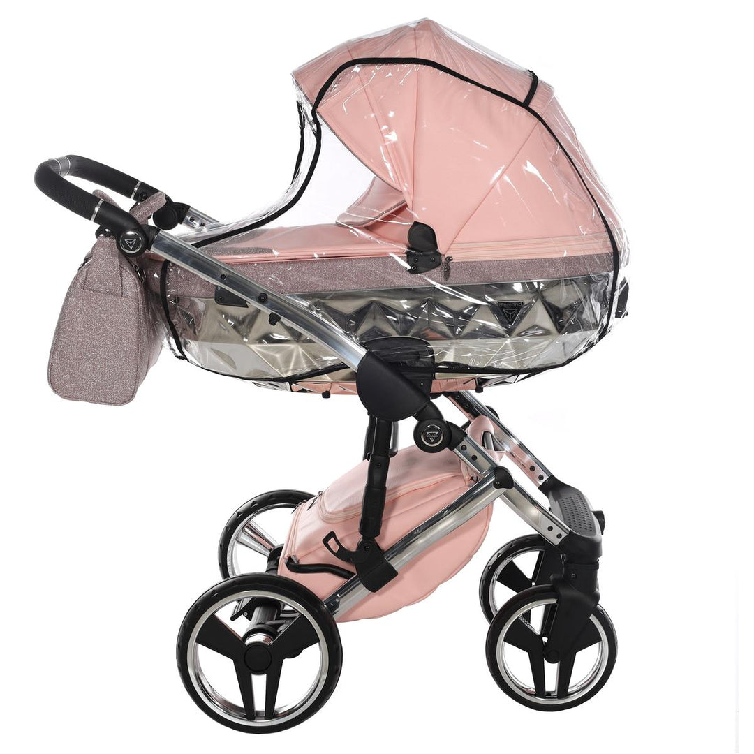 Junama Handcraft Glitter 2 in 1 Pram & Pushchair, Pink