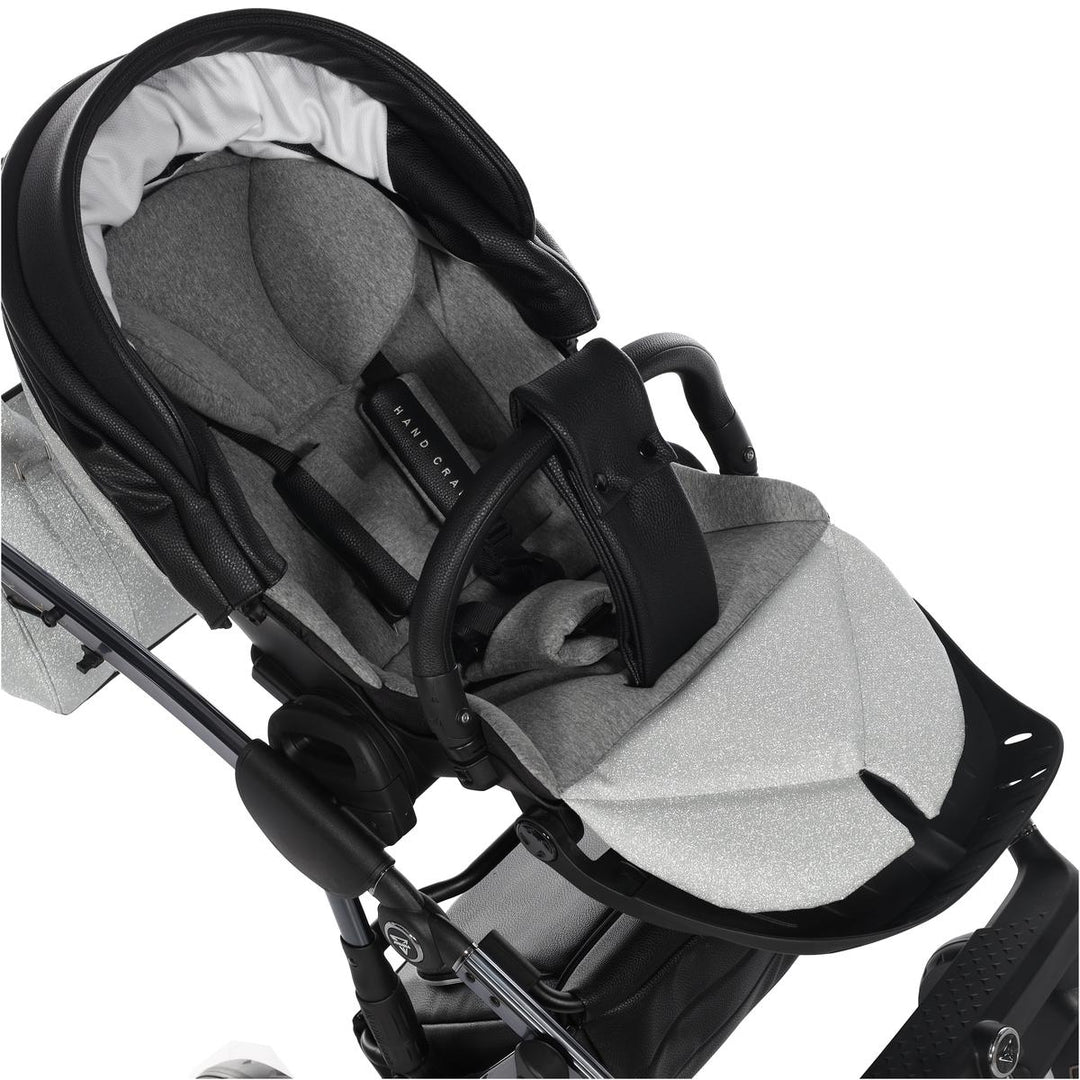 Junama Handcraft Glitter 4 in 1 Isofix Travel System, Black