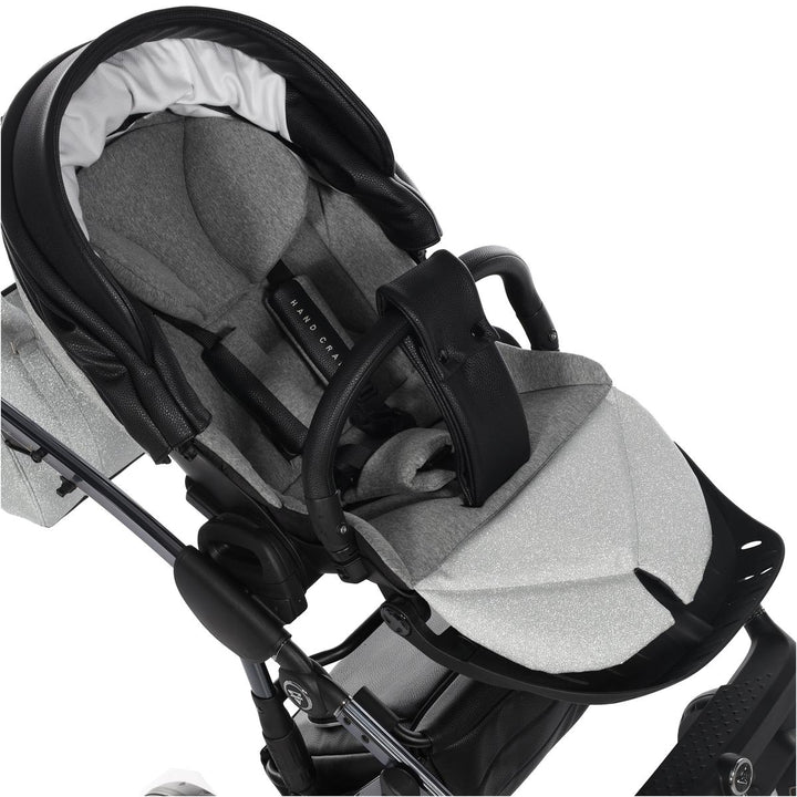 Junama Handcraft Glitter 4 in 1 Isofix Travel System, Black