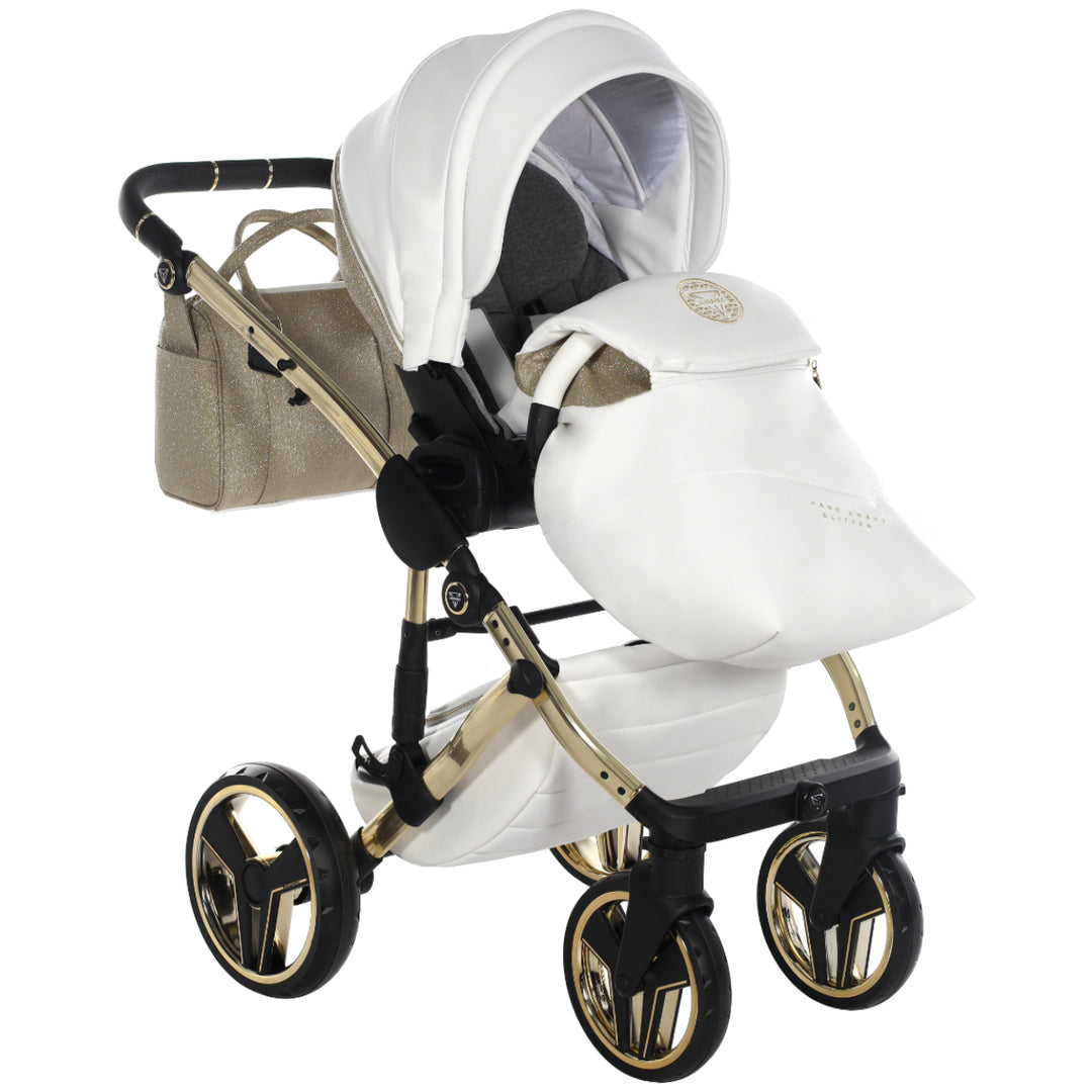 Junama Handcraft Glitter 4 in 1 Isofix Travel System, Gold
