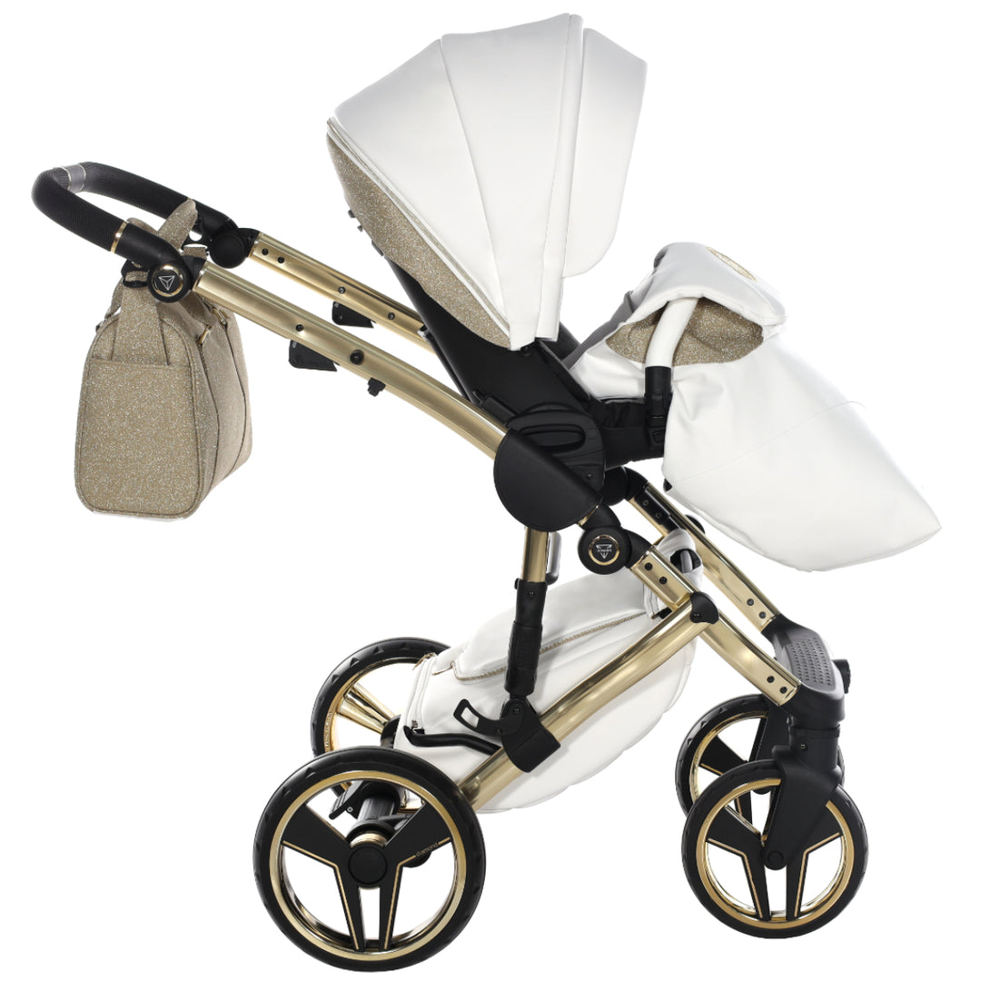 Junama Handcraft Glitter 4 in 1 Isofix Travel System, Gold