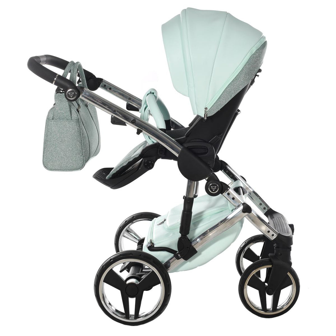 Junama Handcraft Glitter 2 in 1 Pram & Pushchair, Mint