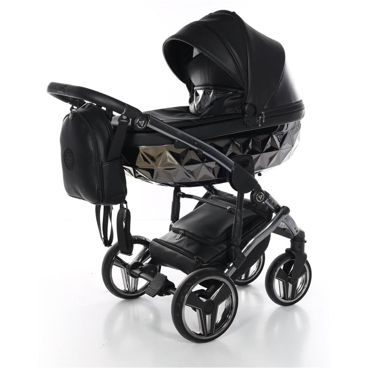 Junama Handcraft 2 in 1 Pram & Pushchair, Black