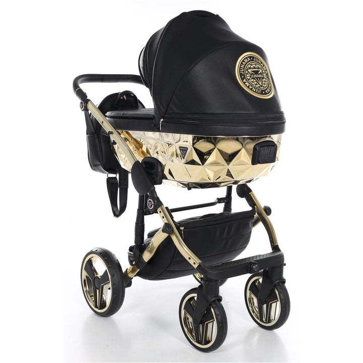 Junama Handcraft 2 in 1 Pram & Pushchair, Black Gold