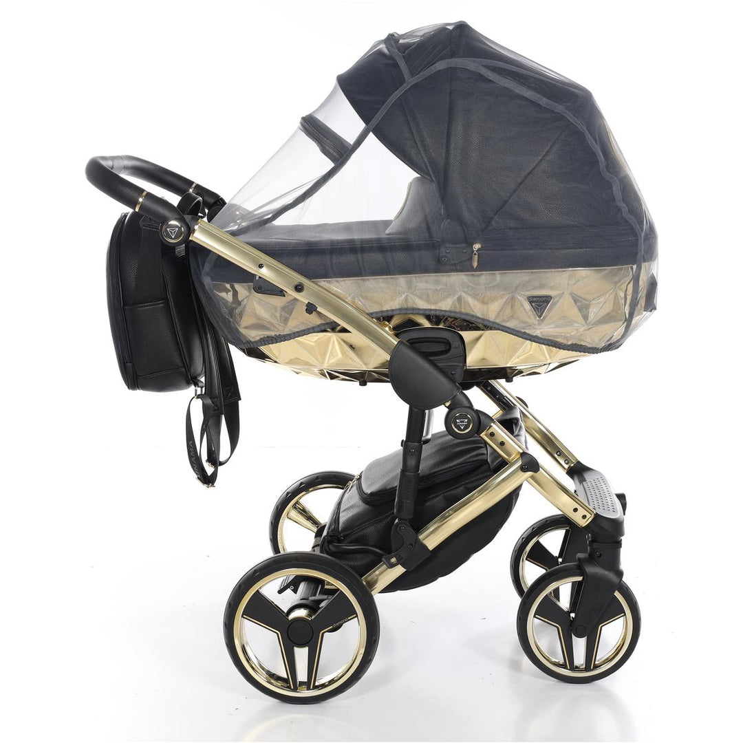 Junama Handcraft 2 in 1 Pram & Pushchair, Black Gold