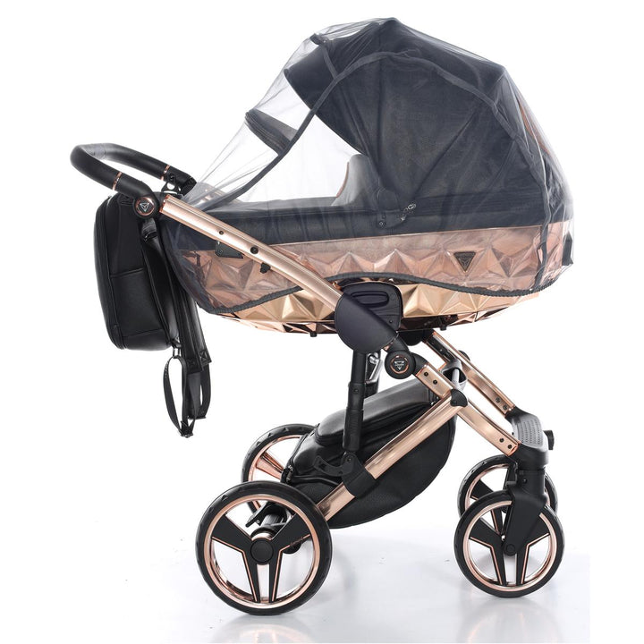 Junama Handcraft 4 in 1 Isofix Travel System, Black Rose Gold