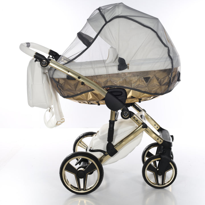Junama Handcraft 4 in 1 Isofix Travel System, White Gold