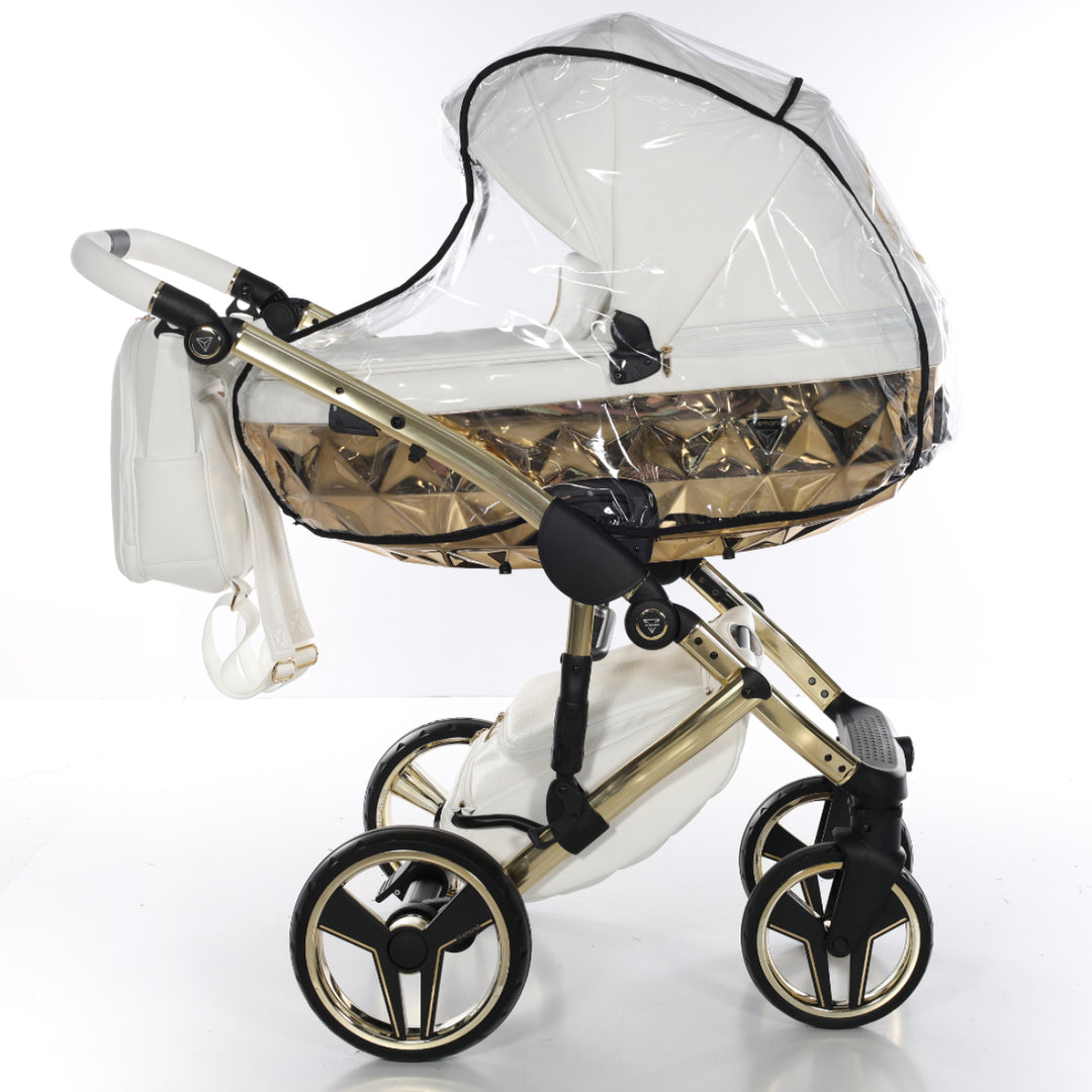 Junama Handcraft 4 in 1 Isofix Travel System, White Gold