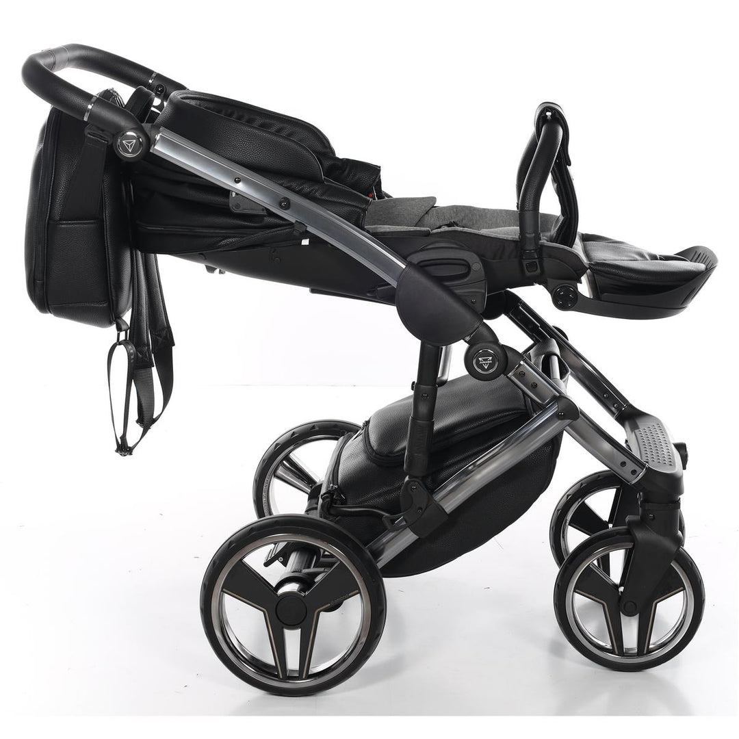 Junama Handcraft 2 in 1 Pram & Pushchair, Black