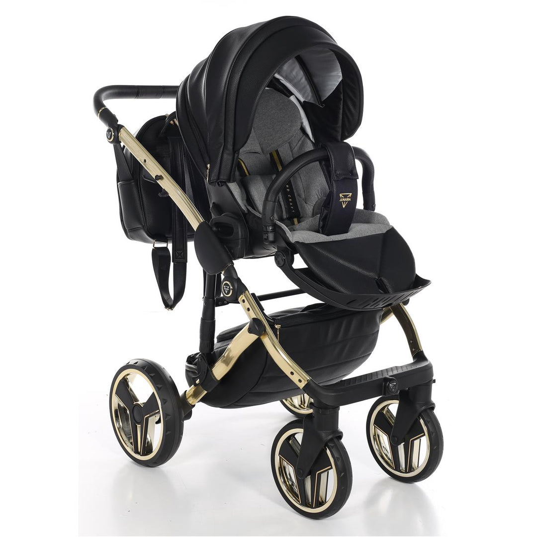 Junama Handcraft 4 in 1 Isofix Travel System, Black Gold