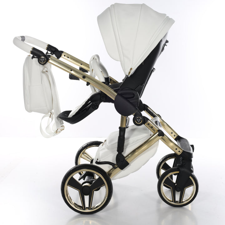 Junama Handcraft 4 in 1 Isofix Travel System, White Gold