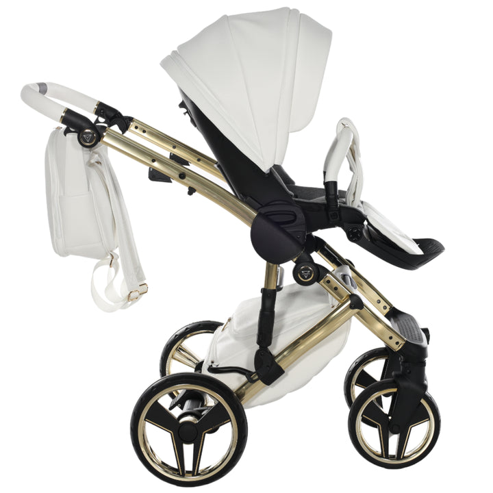 Junama Handcraft 4 in 1 Isofix Travel System, White Gold