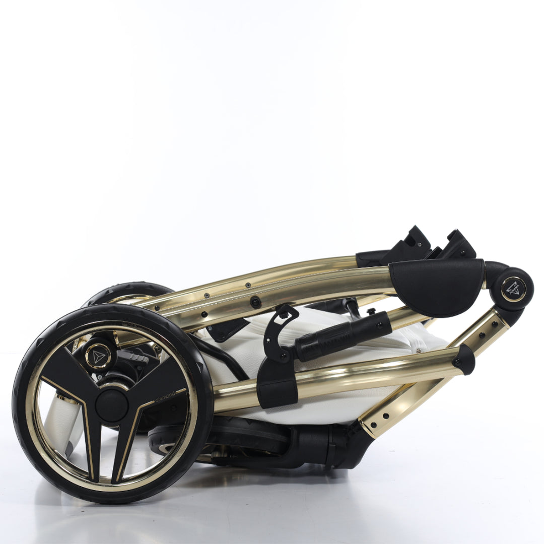 Junama Handcraft 3 in 1 Travel System, White Gold
