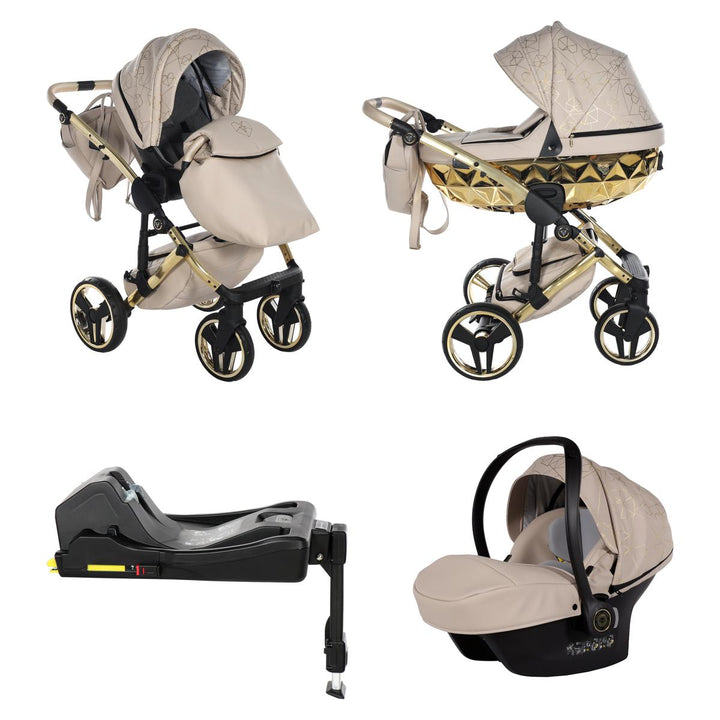 Junama Heart 4 in 1 Isofix Travel System, Beige