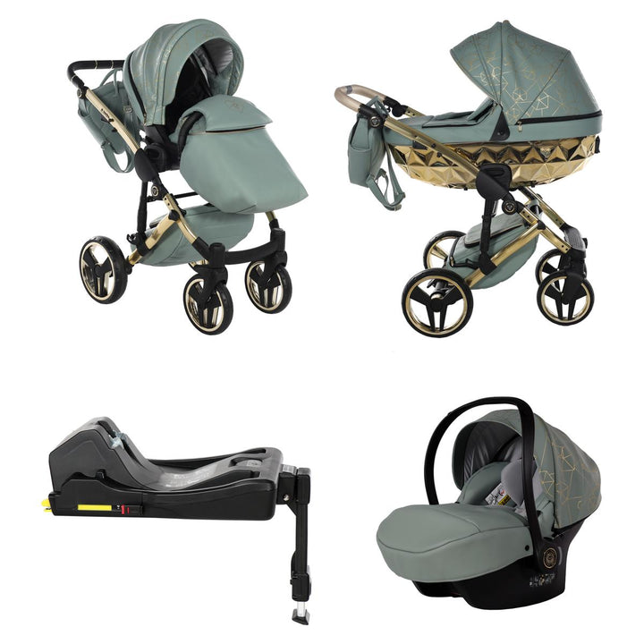 Junama Heart 4 in 1 Isofix Travel System, Green