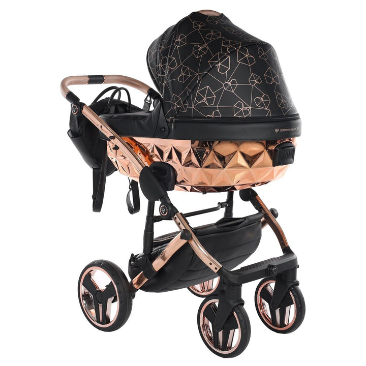Junama Heart 3 in 1 Travel System, Black