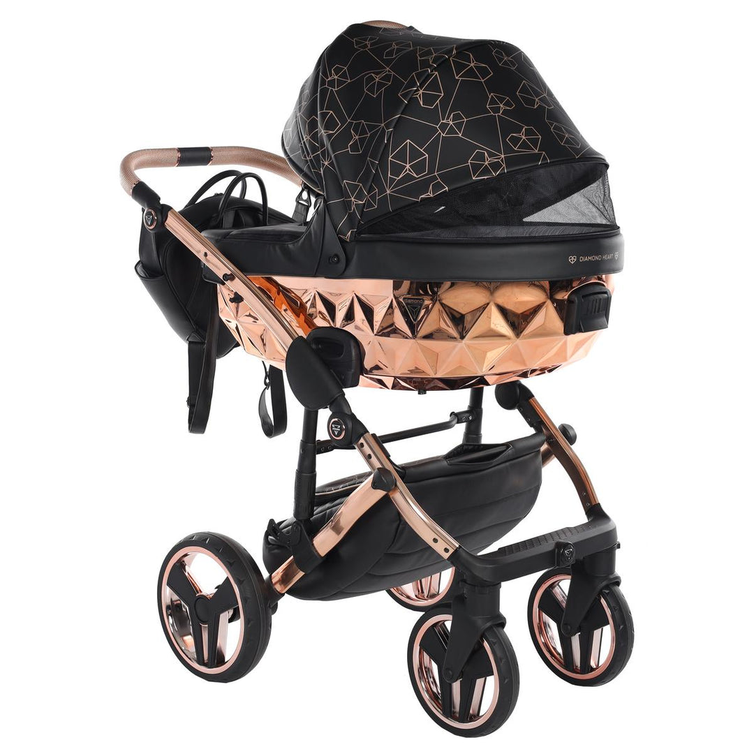 Junama Heart 3 in 1 Travel System, Black