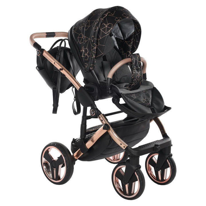 Junama Heart 4 in 1 Isofix Travel System, Black