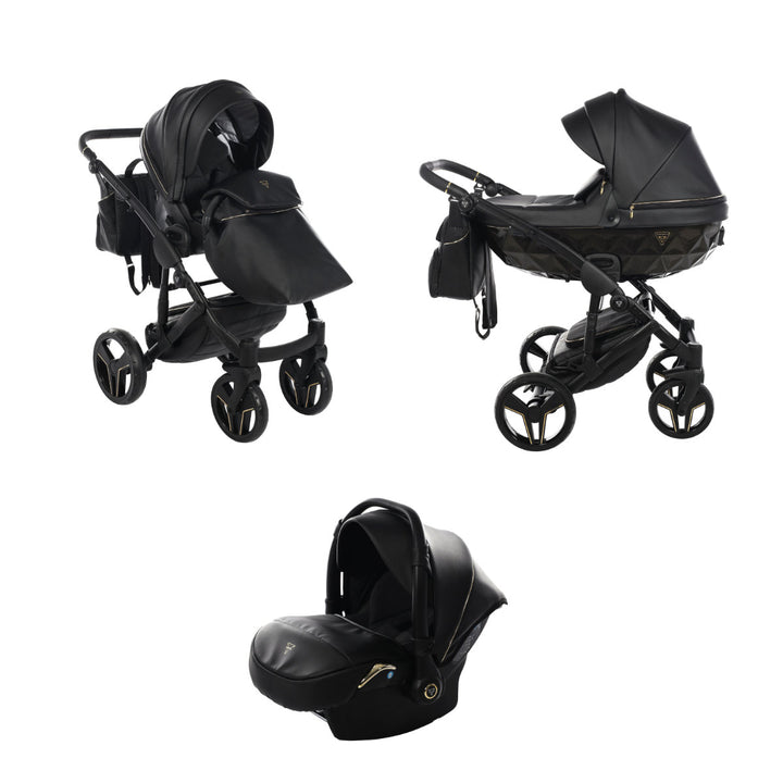 Junama S-Class 3 in 1 Travel System, Black Free Car Seat
