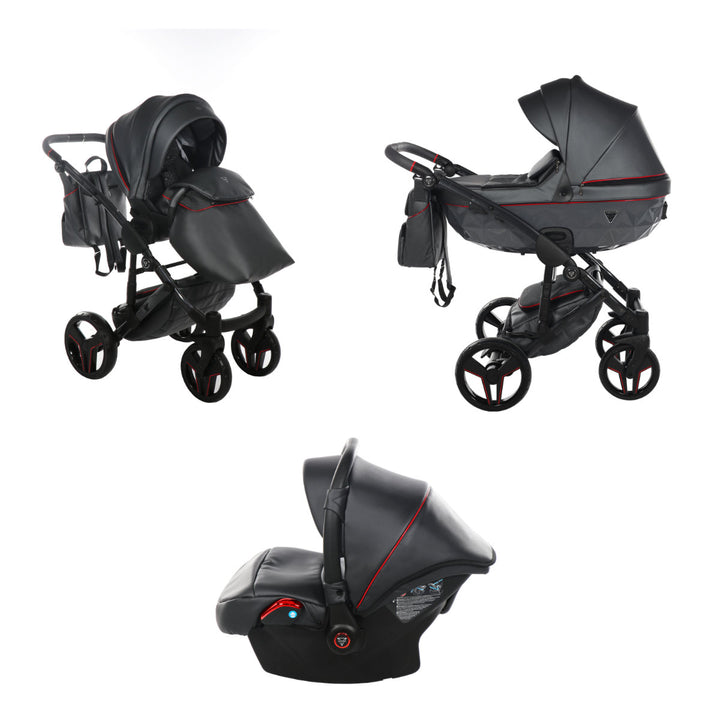 Junama S-Class 3 in 1 Travel System, Graphite Free Car Seat