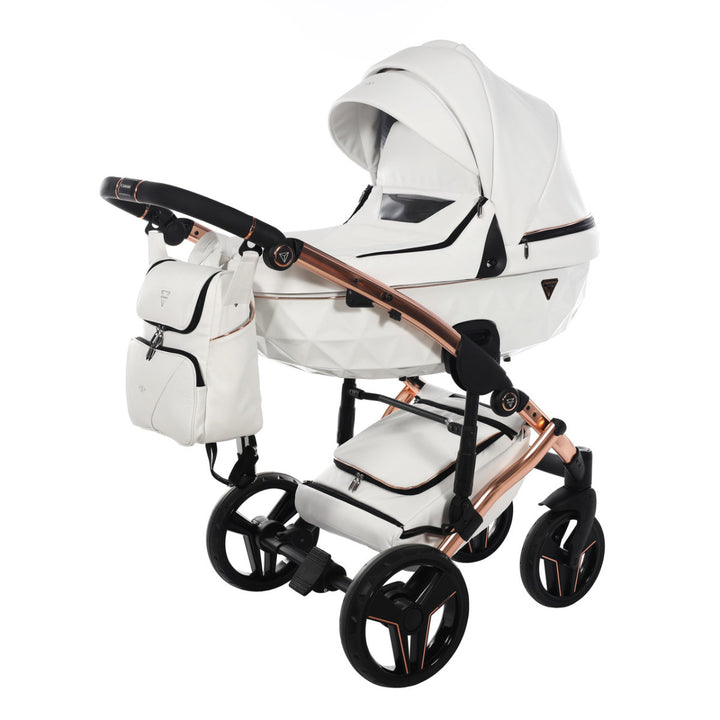 Junama S-Class 3 in 1 Travel System, White Free Car Seat