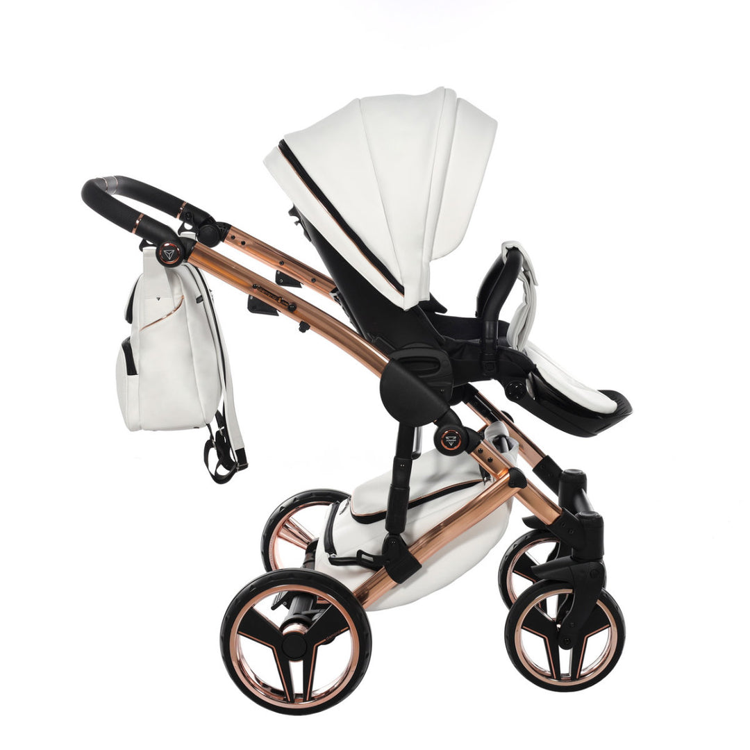 Junama S-Class 3 in 1 Travel System, White Free Car Seat