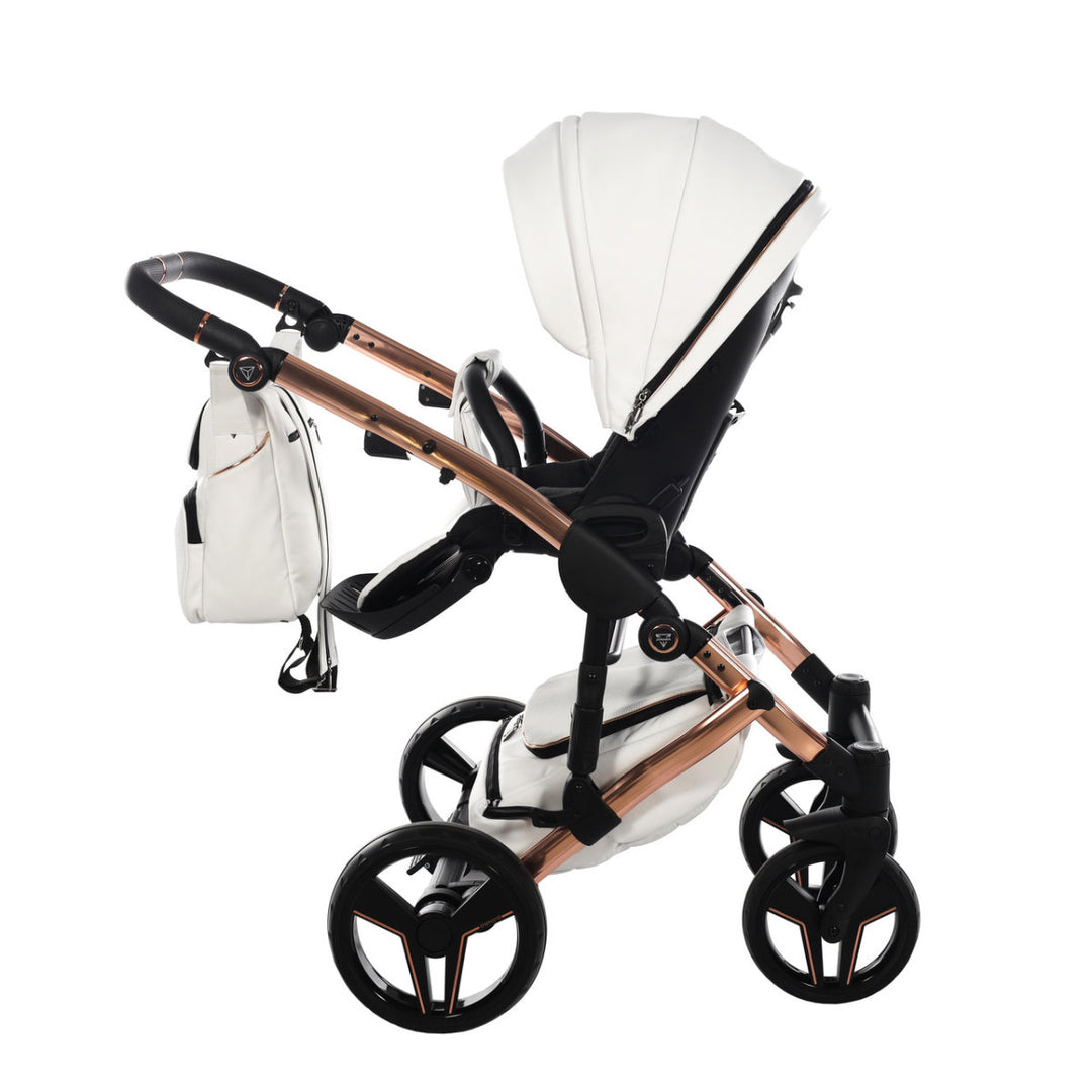 Junama S-Class 3 in 1 Travel System, White Free Car Seat
