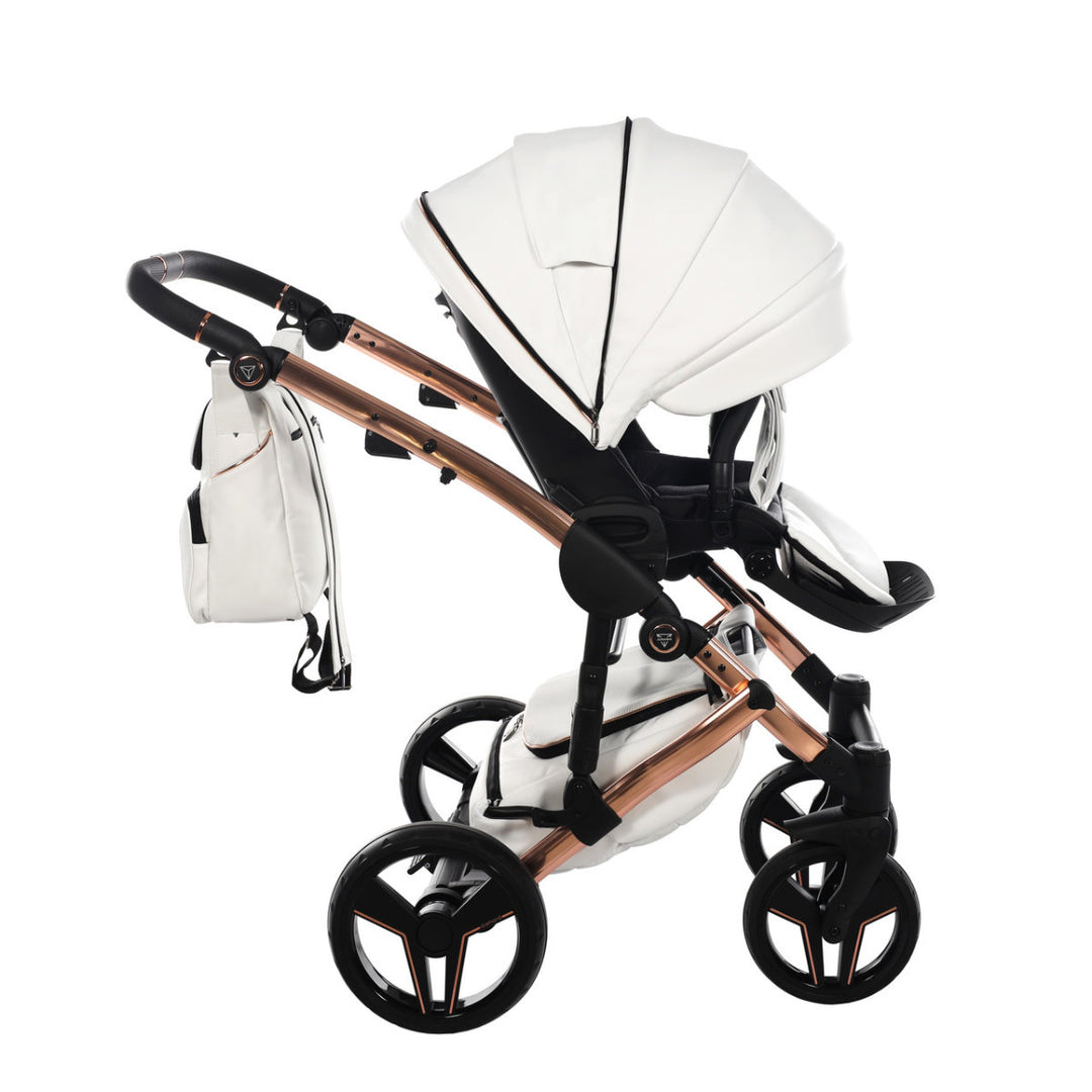 Junama S-Class 3 in 1 Travel System, White Free Car Seat