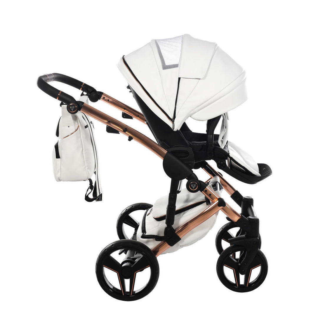 Junama S-Class 3 in 1 Travel System, White Free Car Seat