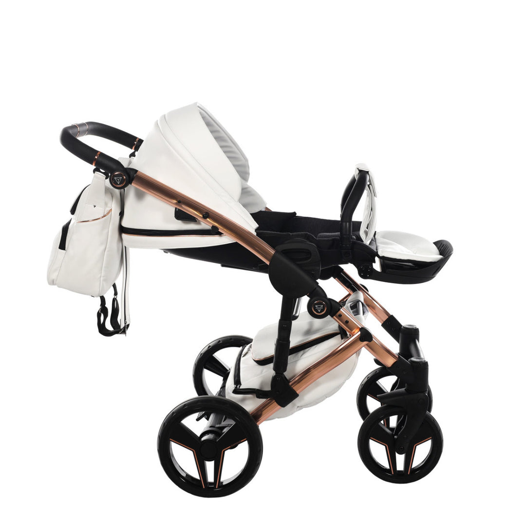 Junama S-Class 3 in 1 Travel System, White Free Car Seat