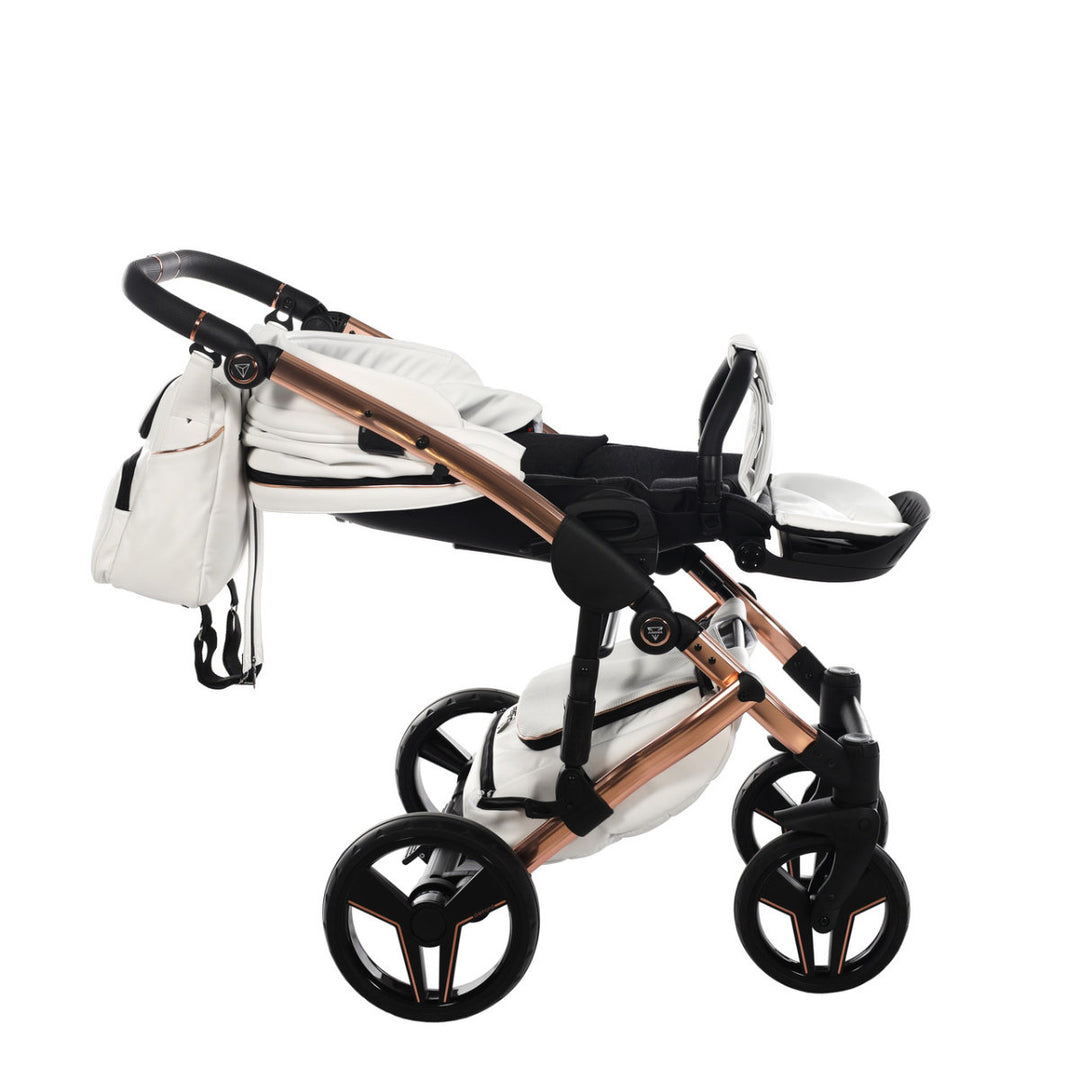Junama S-Class 3 in 1 Travel System, White Free Car Seat