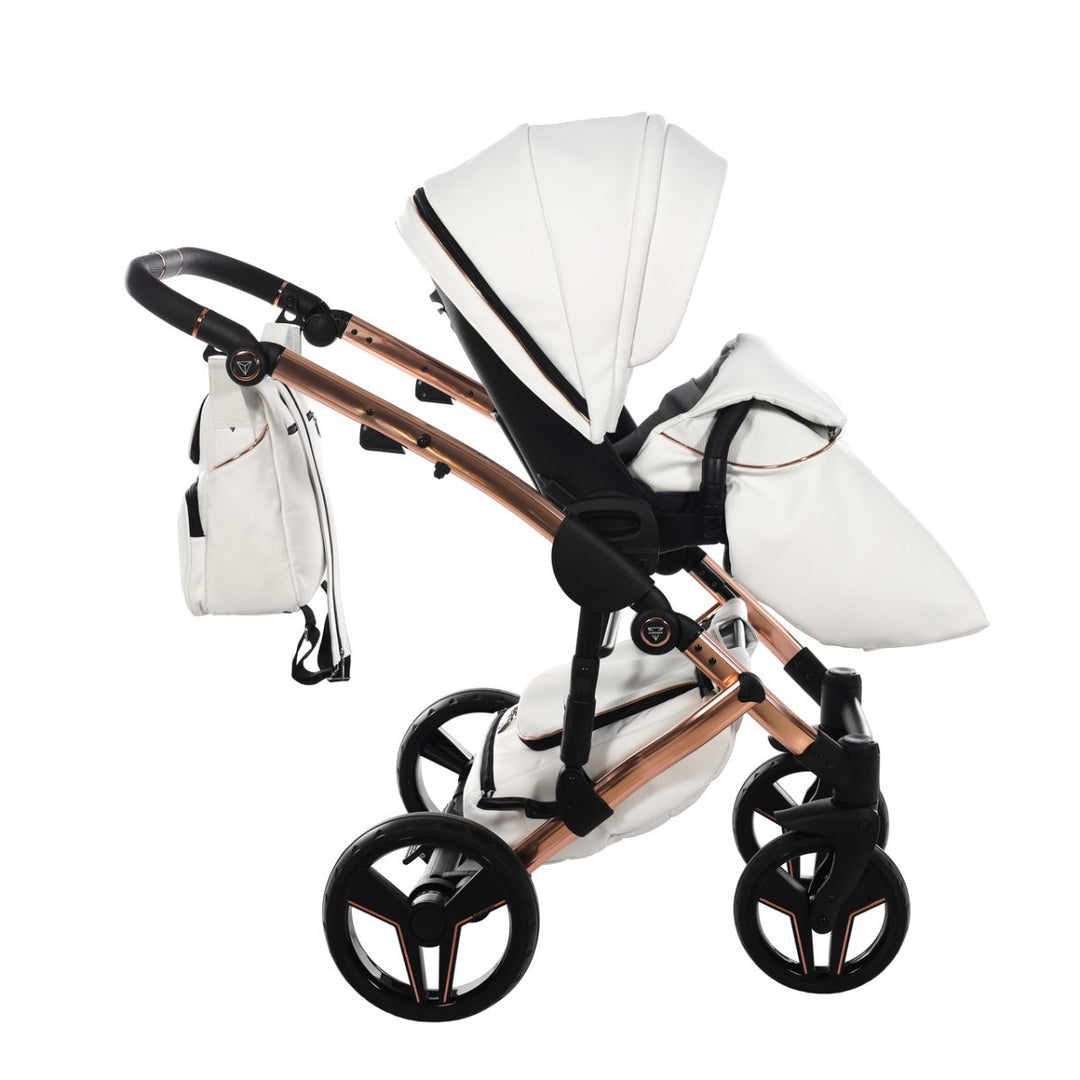 Junama S-Class 3 in 1 Travel System, White Free Car Seat