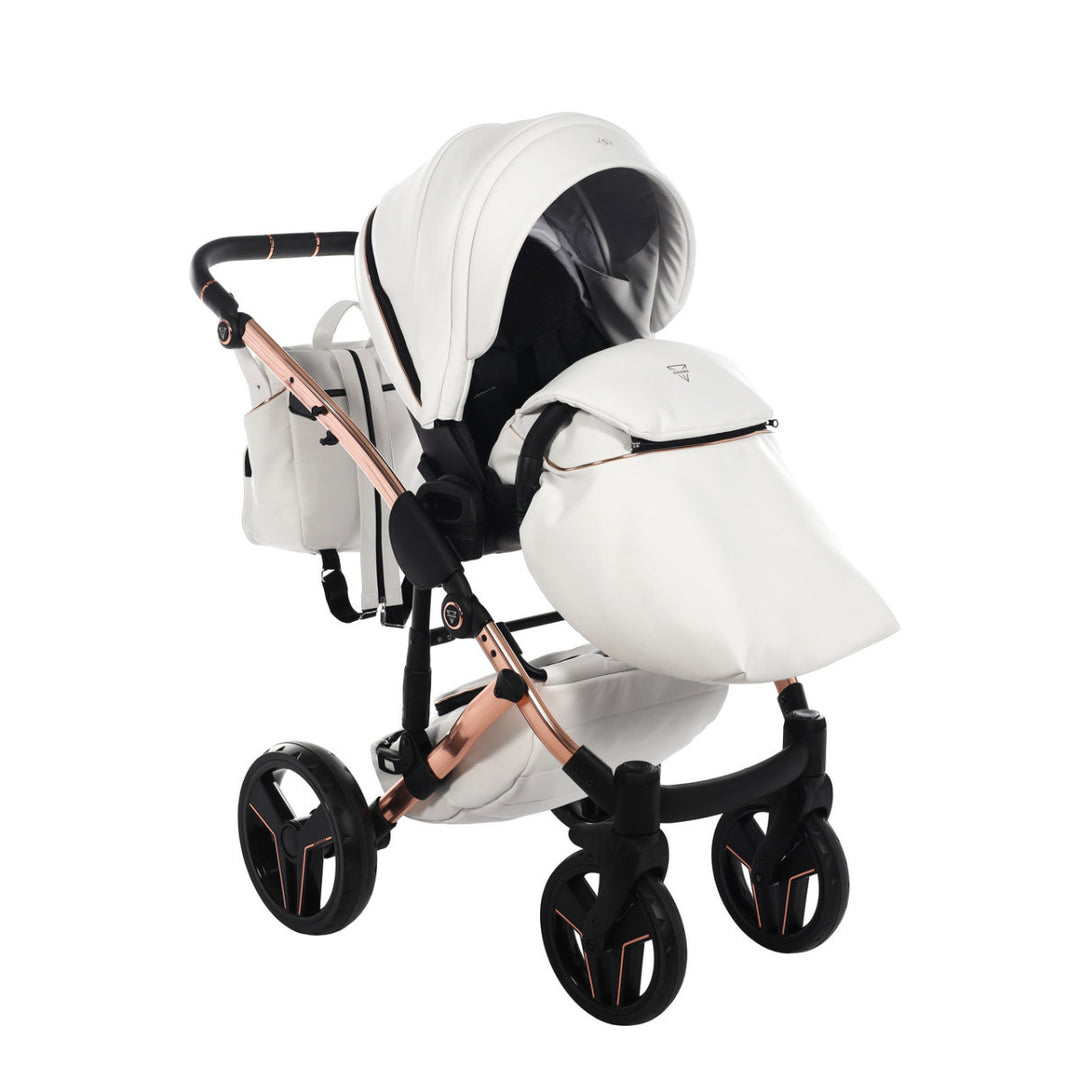 Junama S-Class 3 in 1 Travel System, White Free Car Seat
