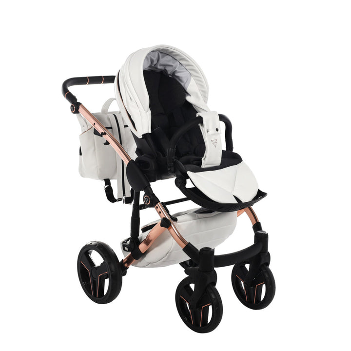 Junama S-Class 3 in 1 Travel System, White Free Car Seat