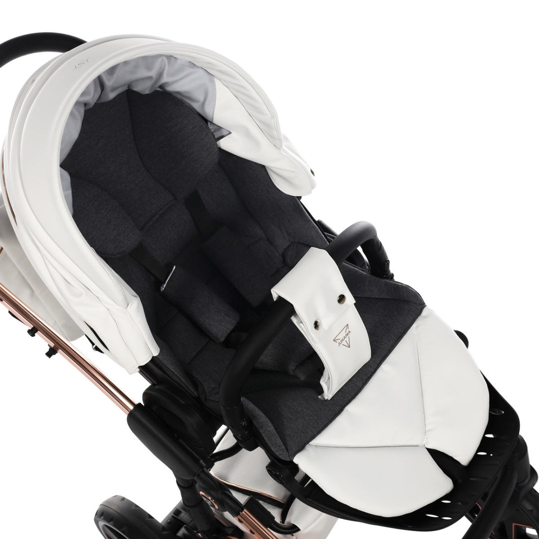 Junama S-Class 3 in 1 Travel System, White Free Car Seat