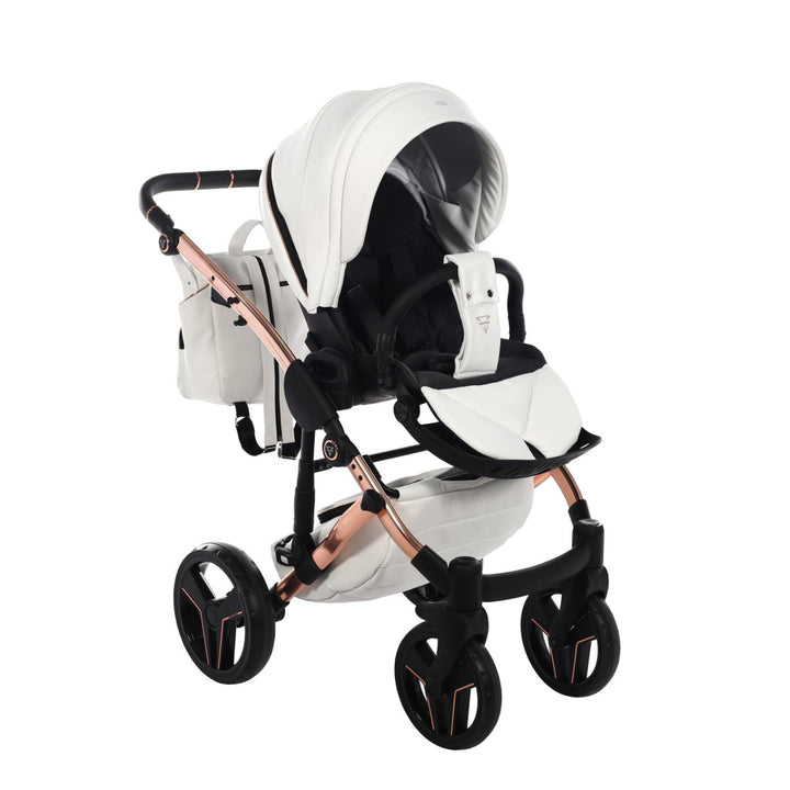 Junama S-Class 3 in 1 Travel System, White Free Car Seat