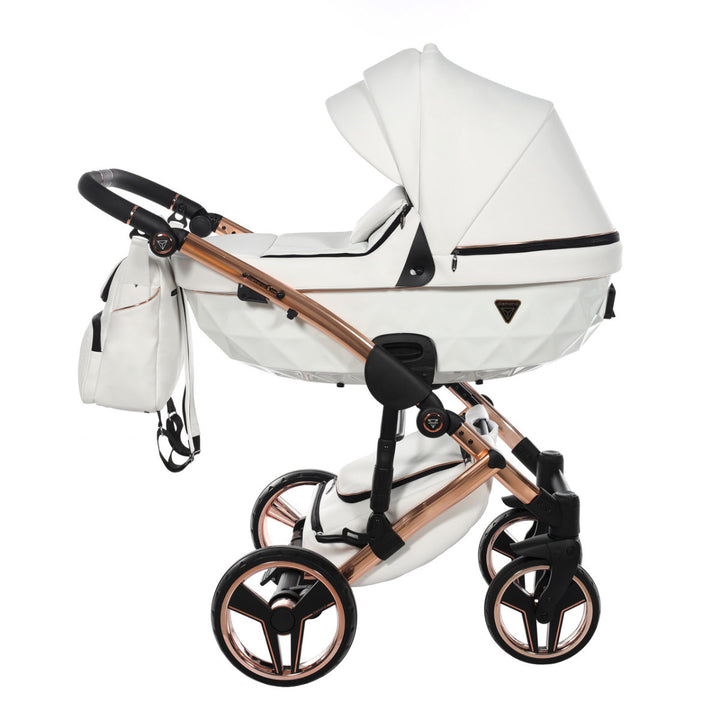 Junama S-Class 3 in 1 Travel System, White Free Car Seat