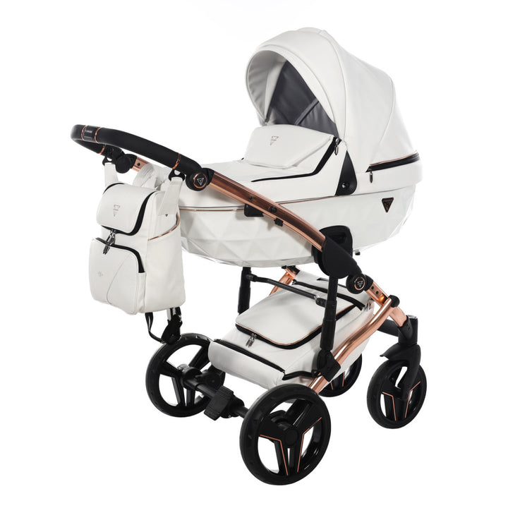 Junama S-Class 3 in 1 Travel System, White Free Car Seat
