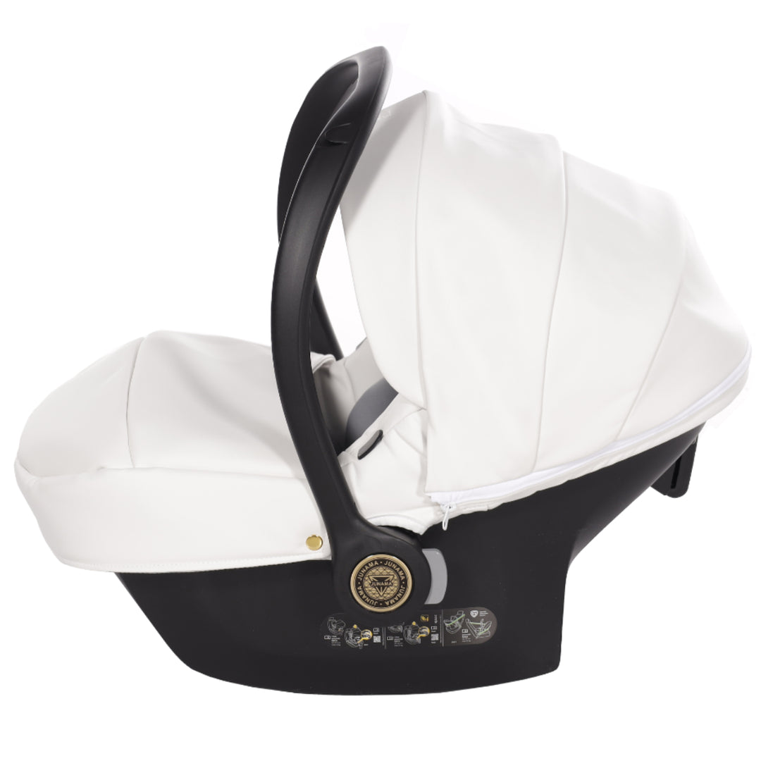 Junama Fluo Individual 4 in 1 Isofix Travel System, White Gold