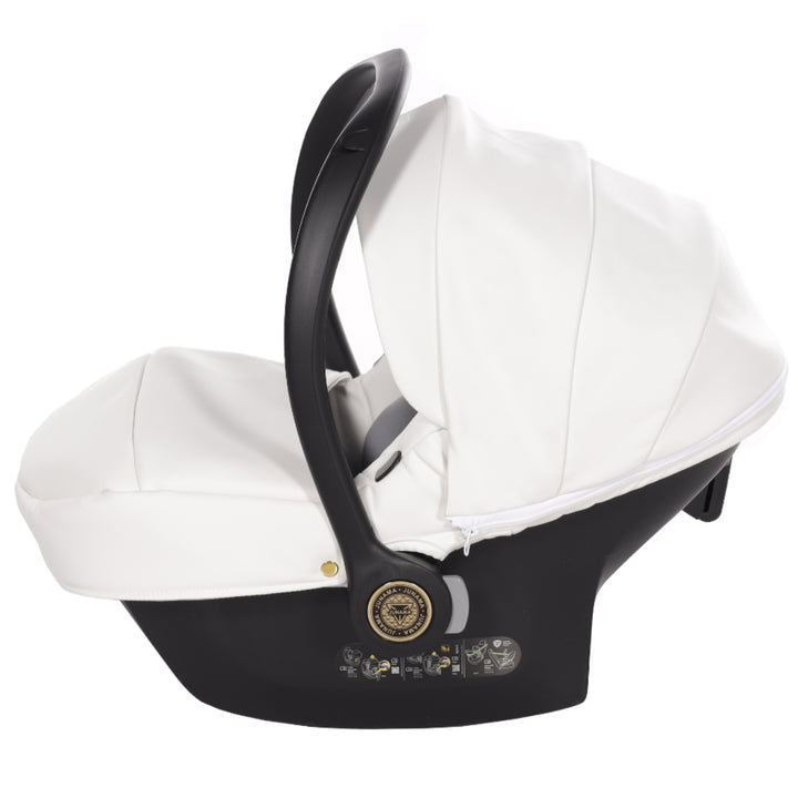 Junama Fluo Individual 4 in 1 Isofix Travel System, White Gold