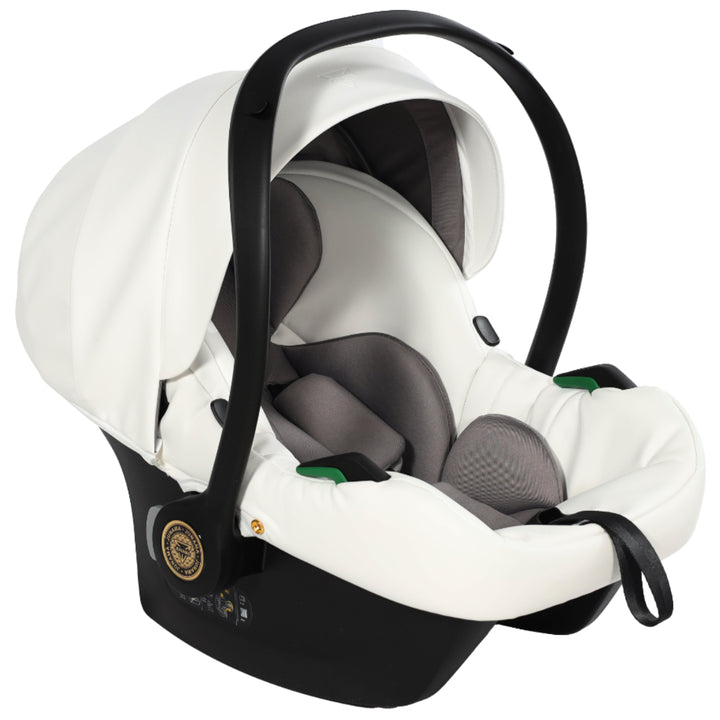 Junama Fluo Individual 3 in 1 Travel System, White Gold