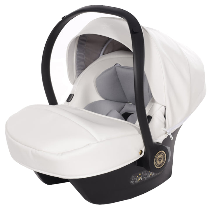 Junama Fluo Individual 4 in 1 Isofix Travel System, White Gold