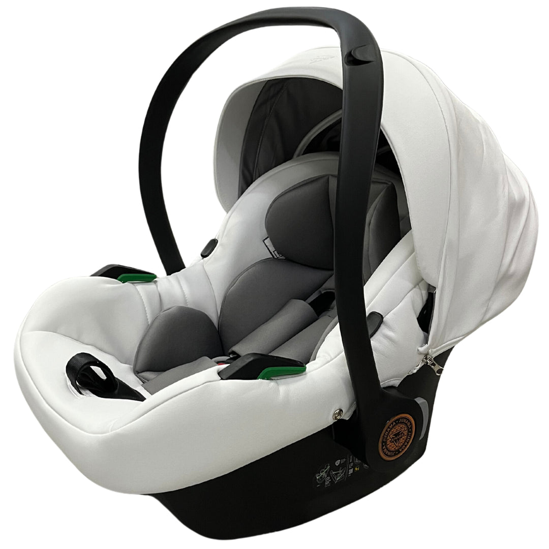 Junama Fluo Individual 4 in 1 Isofix Travel System, White Rose Gold
