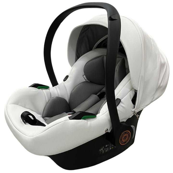 Junama Fluo Individual 4 in 1 Isofix Travel System, White Rose Gold