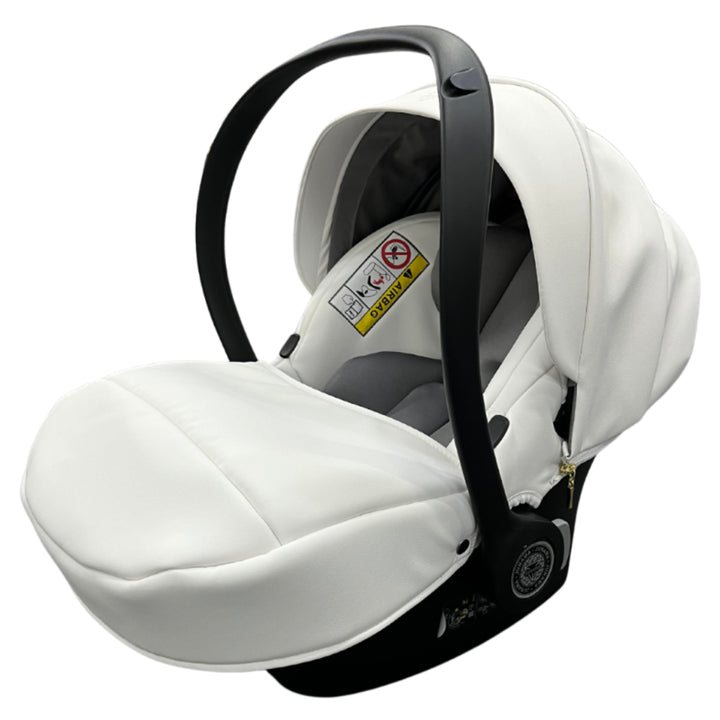Junama Fluo Individual 4 in 1 Isofix Travel System, White Silver