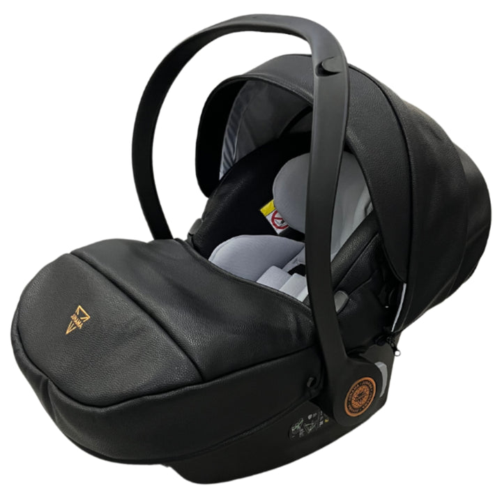 Junama Handcraft 4 in 1 Isofix Travel System, Black Rose Gold