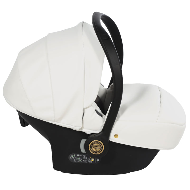 Junama Handcraft 4 in 1 Isofix Travel System, White Gold