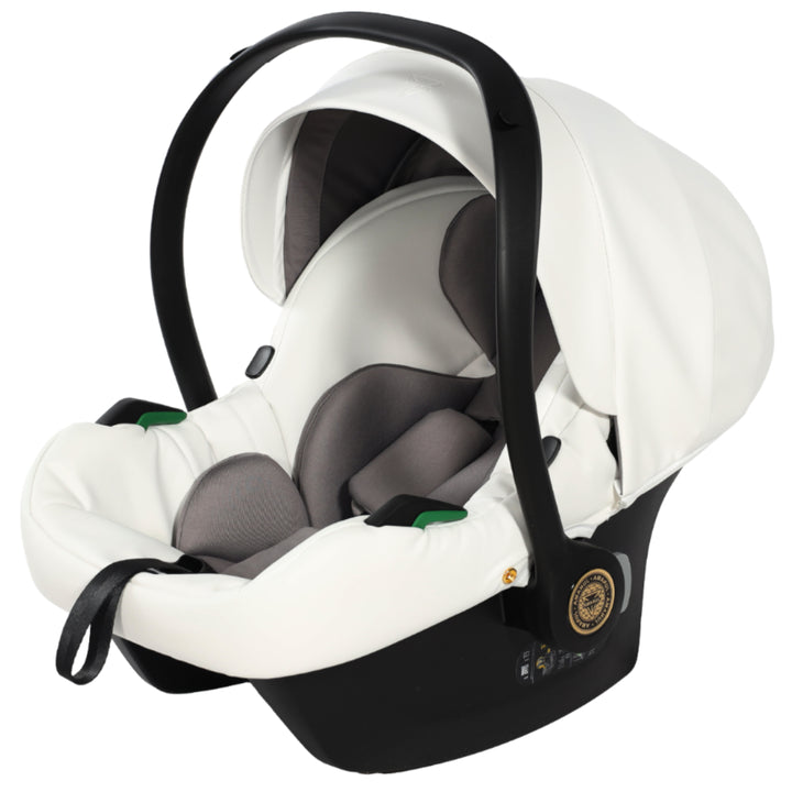 Junama Handcraft 4 in 1 Isofix Travel System, White Gold