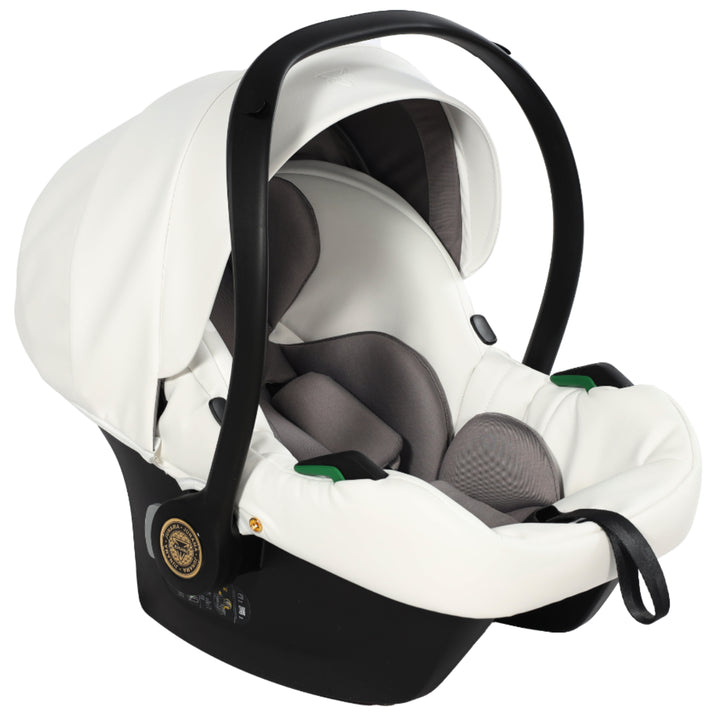 Junama Handcraft 4 in 1 Isofix Travel System, White Gold